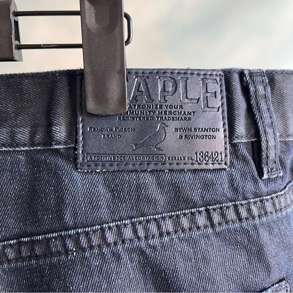 NWOT Jeff Staple Pigeon Pants Denim Jeans Mens Size 38 - Picture 6 of 7